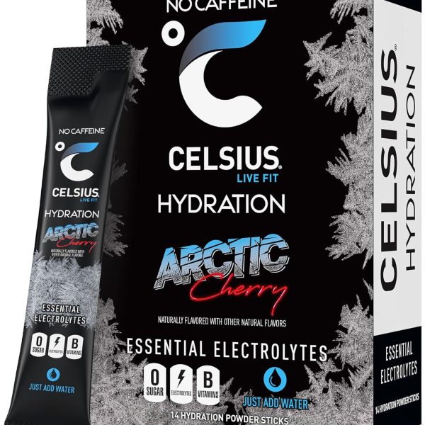 CELSIUS Hydration™ Fruit Punch, Sugar Free Electrolyte Hydration Drink Mix (Pack of 14)