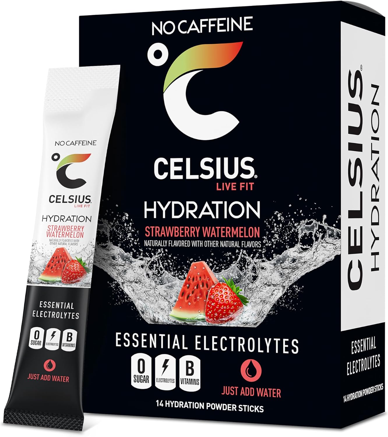 CELSIUS Hydration™ Fruit Punch, Sugar Free Electrolyte Hydration Drink Mix (Pack of 14) - Image 3